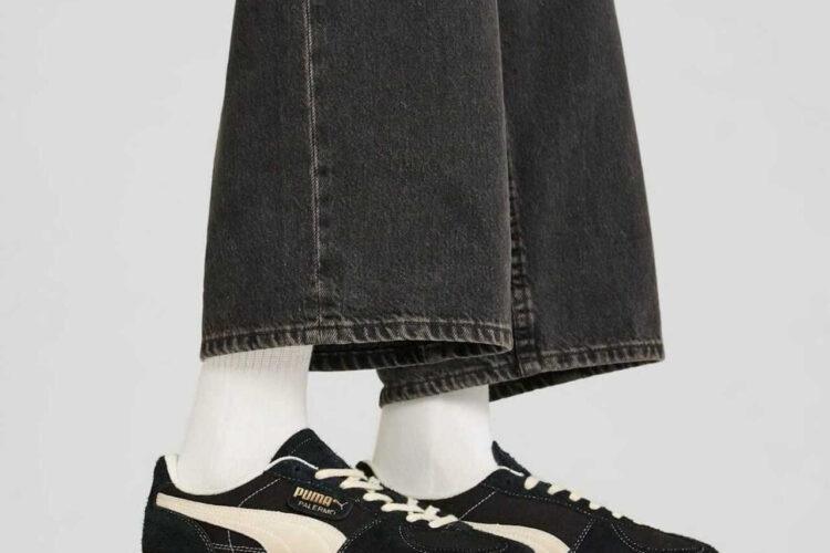 Giày Puma Palermo Vintage Black Ivory Gum đen trắng