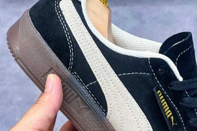 Giày Puma Palermo Vintage Black Ivory Gum đen trắng