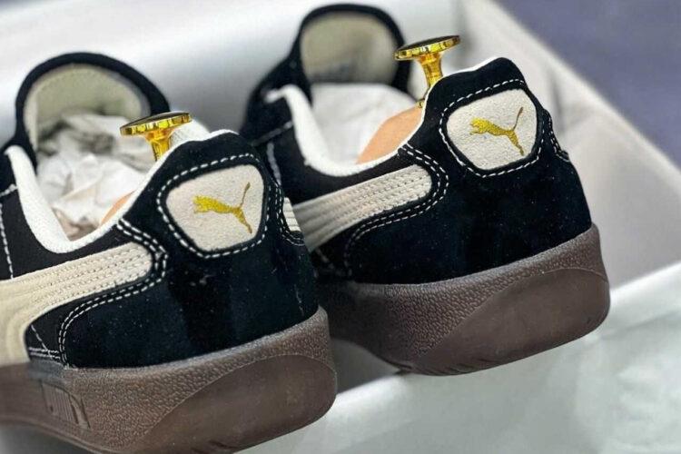 Giày Puma Palermo Vintage Black Ivory Gum đen trắng