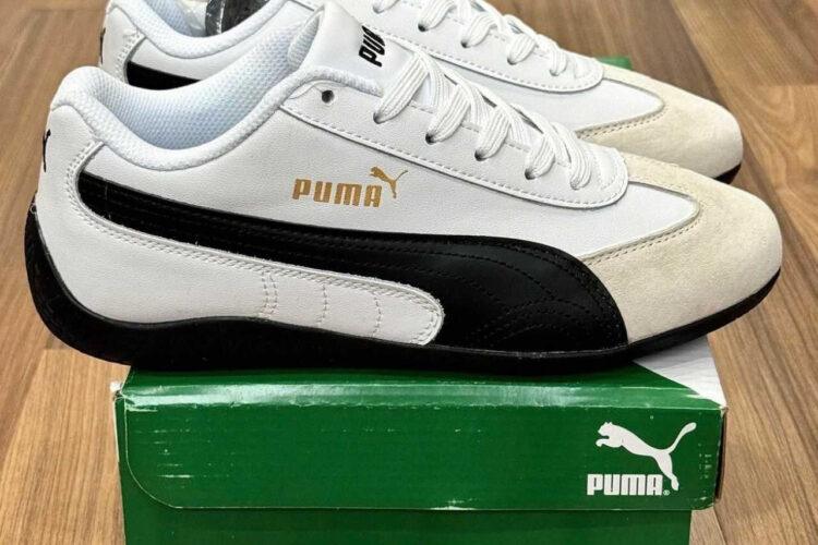 Giày Puma Speedcat Shield Black White Trắng Đen