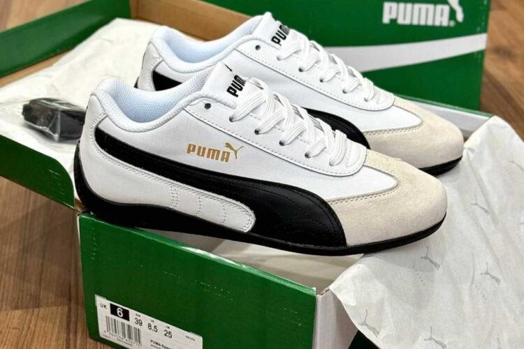 Giày Puma Speedcat Shield Black White Trắng Đen