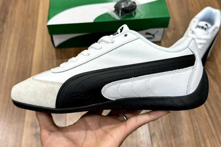 Giày Puma Speedcat Shield Black White Trắng Đen