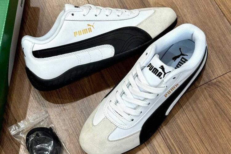 Giày Puma Speedcat Shield Black White Trắng Đen