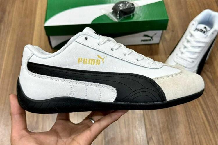 Giày Puma Speedcat Shield Black White Trắng Đen