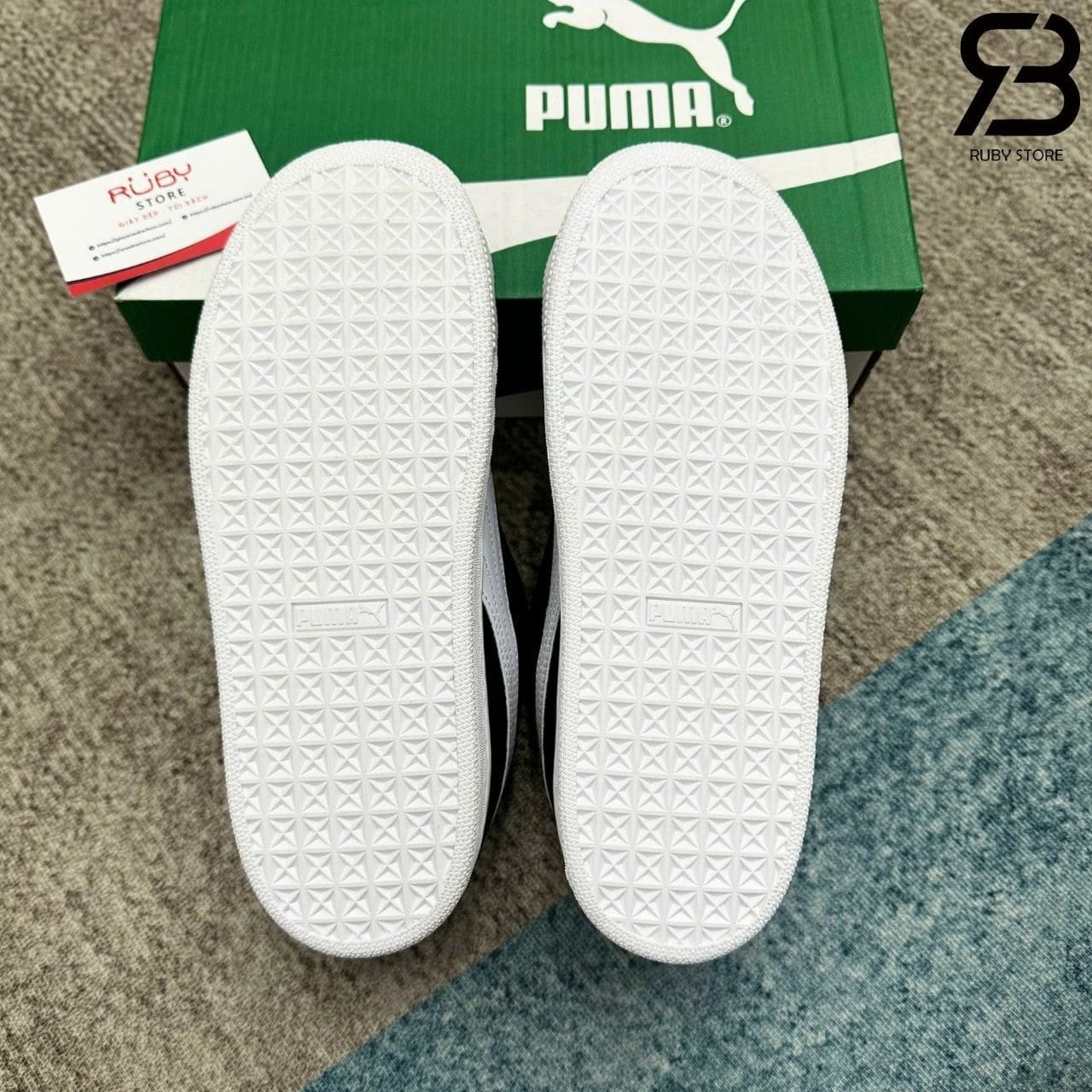 Giày Puma Suede XL Profoam Black White đen trắng