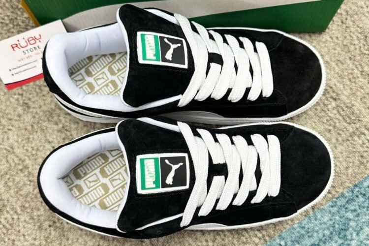Giày Puma Suede XL Profoam Black White đen trắng