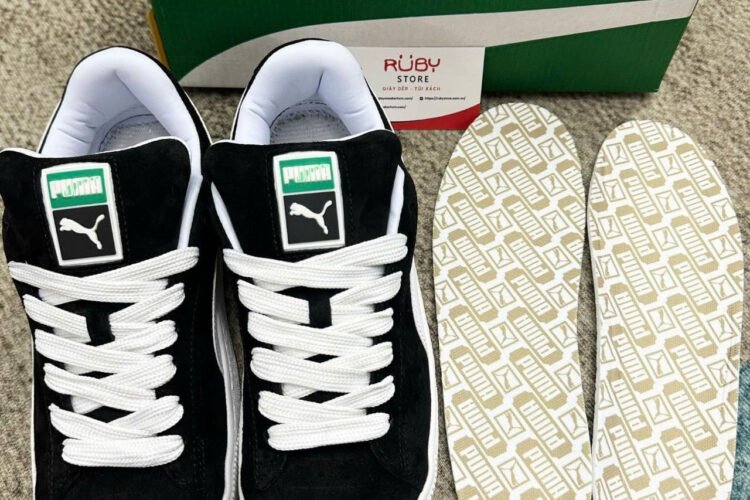 Giày Puma Suede XL Profoam Black White đen trắng