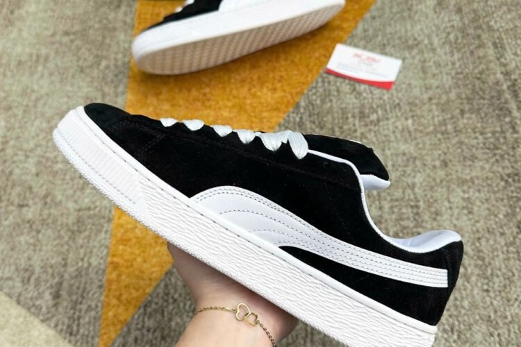 Giày Puma Suede XL Profoam Black White đen trắng