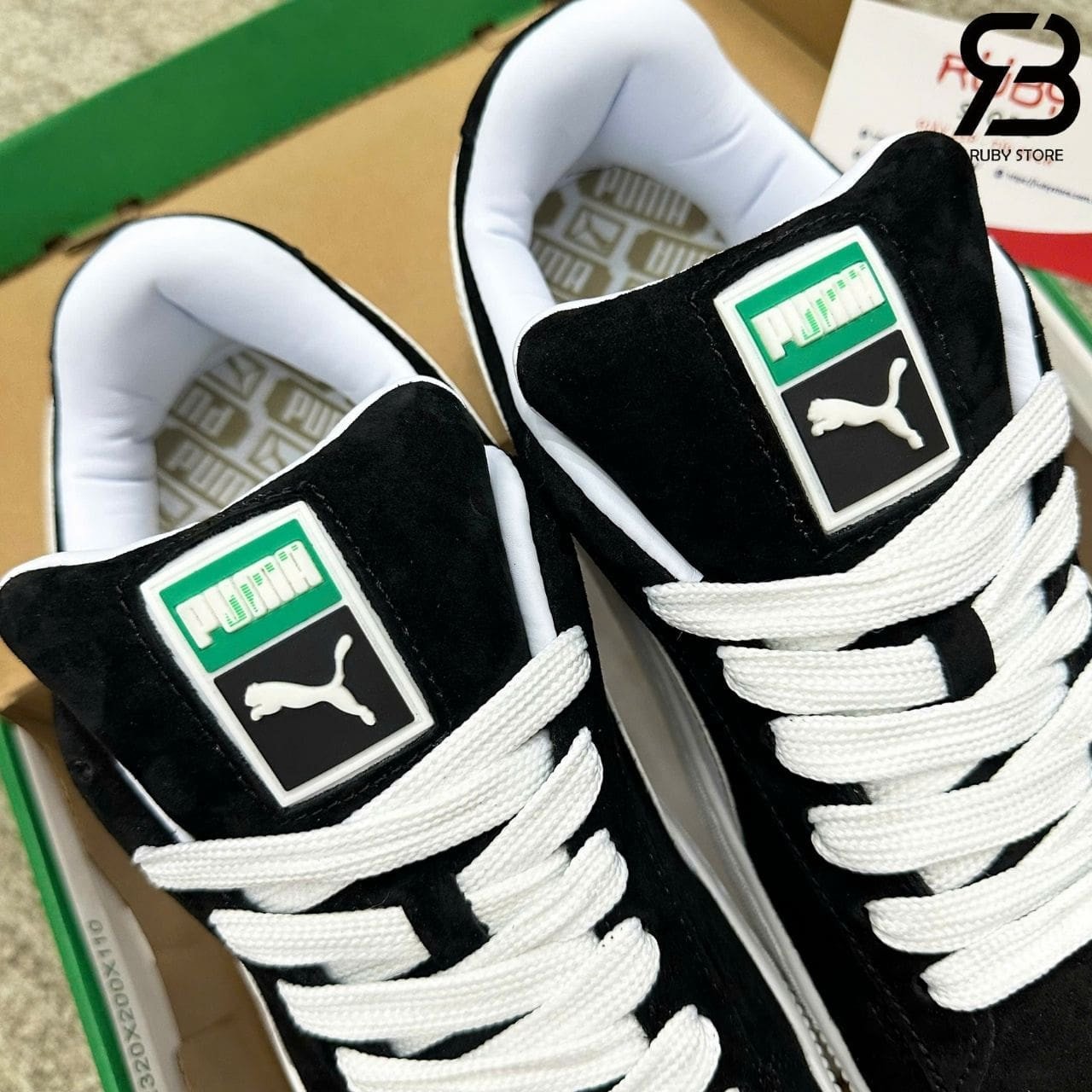 Giày Puma Suede XL Profoam Black White đen trắng