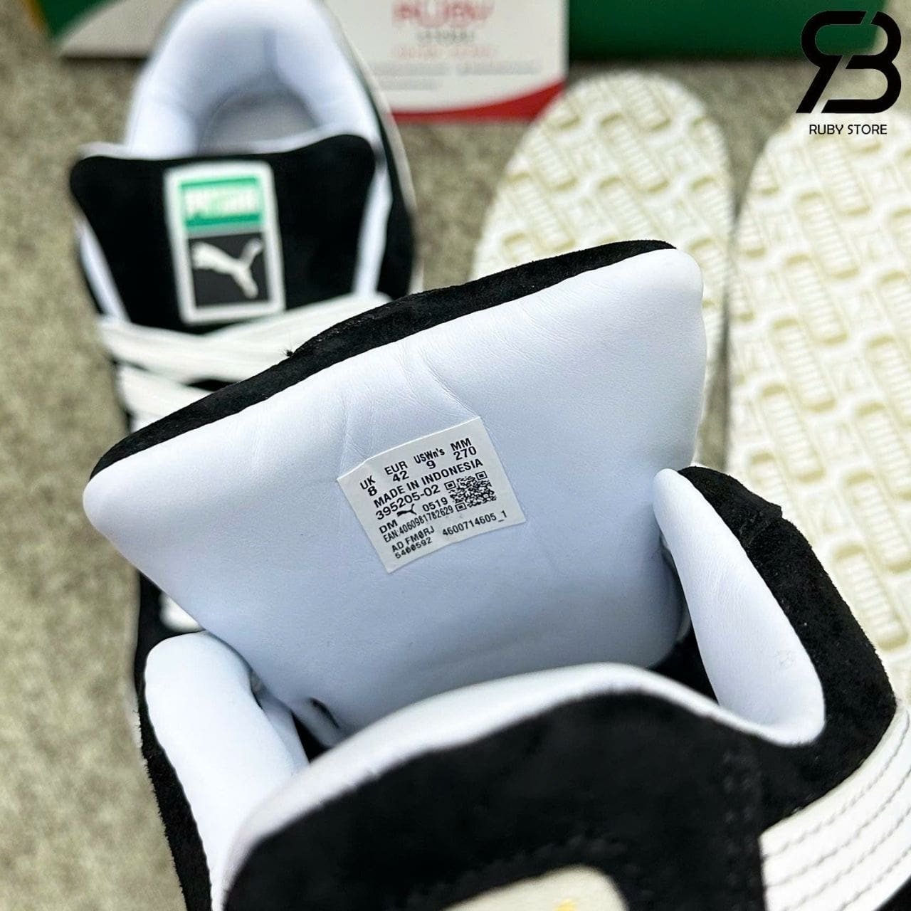 Giày Puma Suede XL Profoam Black White đen trắng