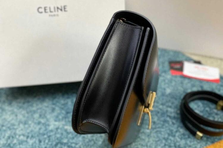 Túi Celine Medium Classic Bag Black Box Calfskin Màu Đen