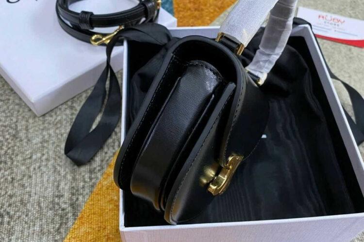 Túi Celine Mini Besace Clea In Black Calfskin Đen