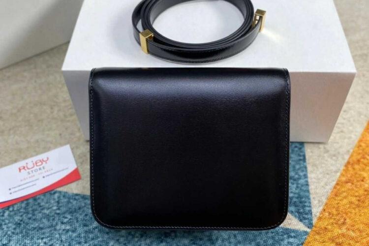 Túi Celine Teen Classic Bag Black Box Calfskin Đen