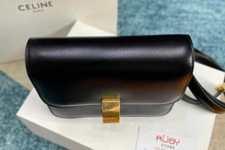 Túi Celine Teen Classic Bag Black Box Calfskin Đen