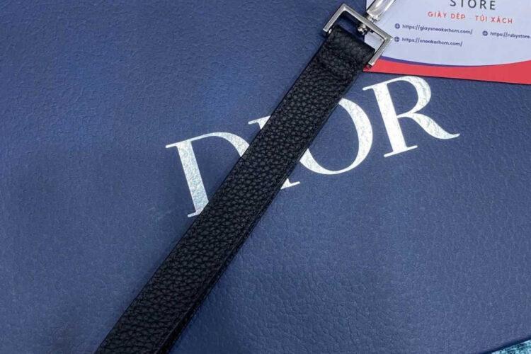 Túi Dior Triangle Cluth Bag Beige Black Jacquard And Leather Màu Be