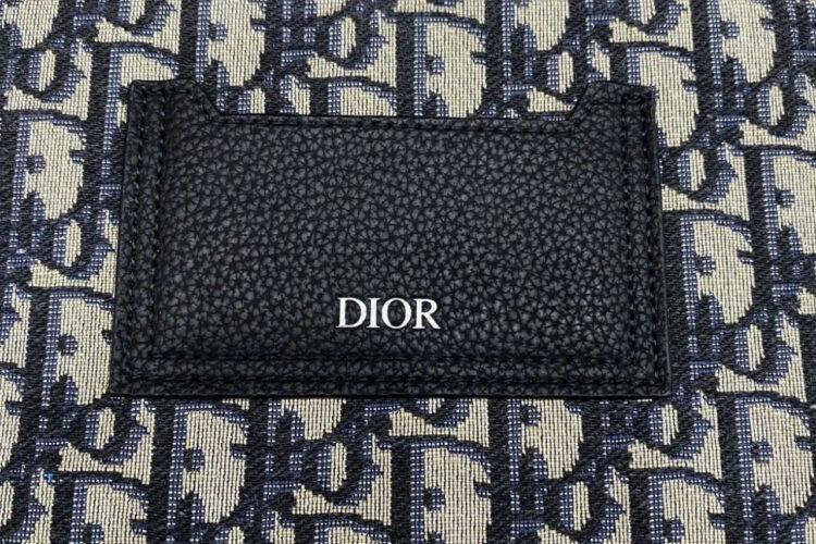 Túi Dior Triangle Cluth Bag Beige Black Jacquard And Leather Màu Be