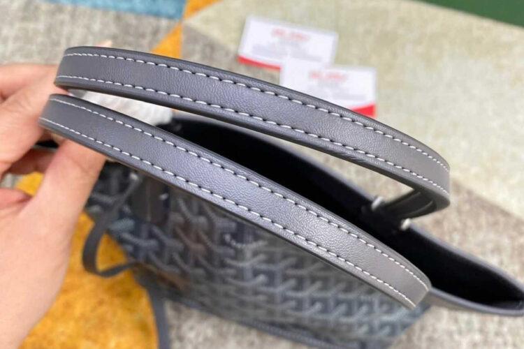 Túi Goyard Anjou Mini Reversible Bag Goyardine Grey Màu Xám