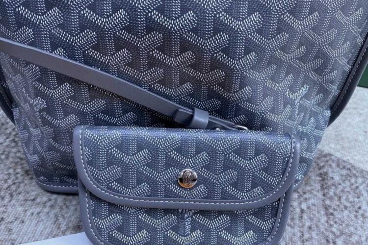 Túi Goyard Anjou Mini Reversible Bag Goyardine Grey Màu Xám