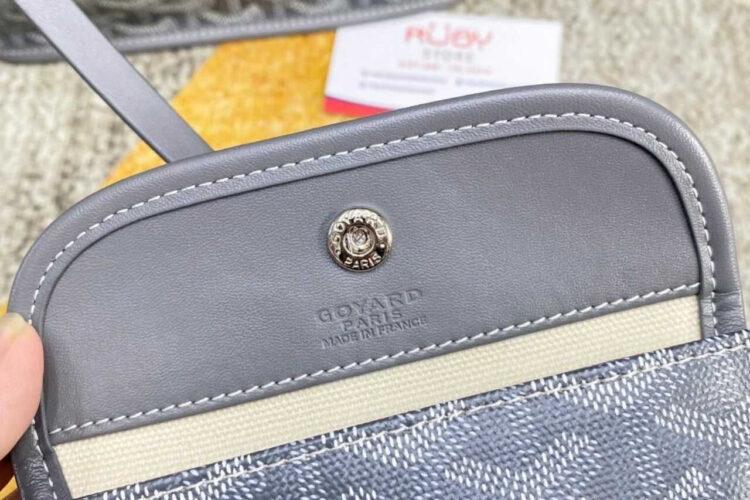 Túi Goyard Anjou Mini Reversible Bag Goyardine Grey Màu Xám