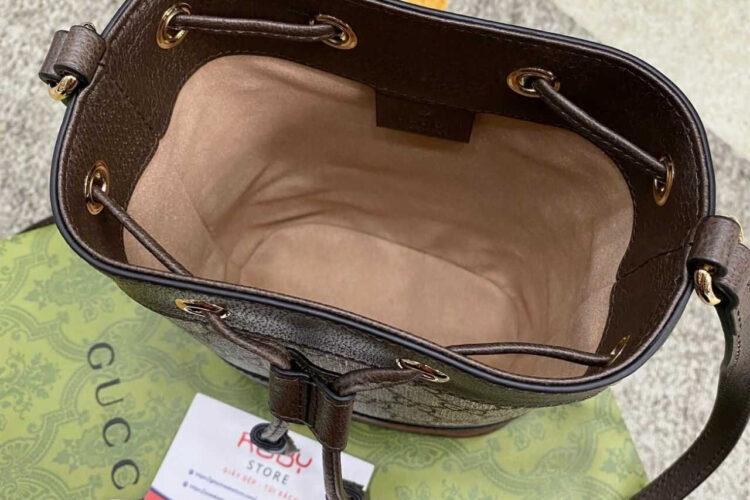 Túi Gucci Ophidia Mini Tote Bag Beige Ebony Supreme