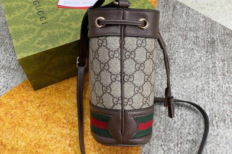 Túi Gucci Ophidia Mini Tote Bag Beige Ebony Supreme