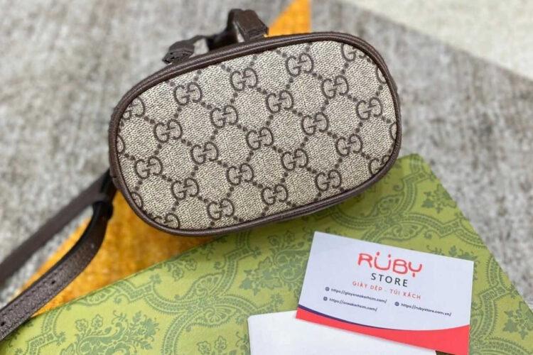 Túi Gucci Ophidia Mini Tote Bag Beige Ebony Supreme