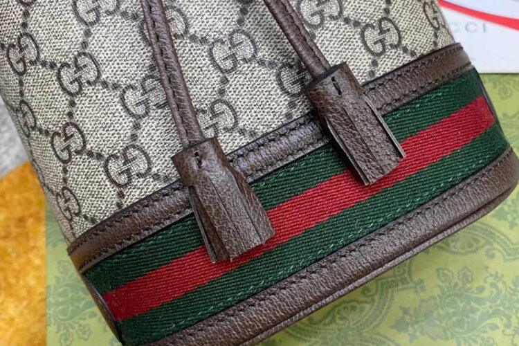 Túi Gucci Ophidia Mini Tote Bag Beige Ebony Supreme