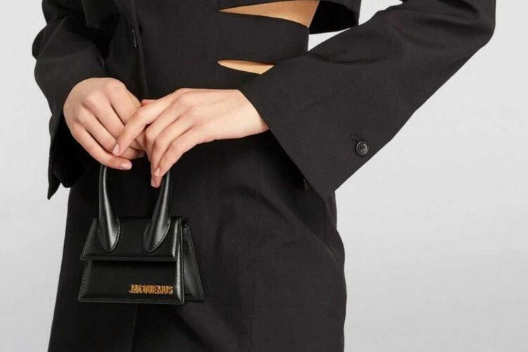 Túi Jacquemus Le Chiquito Mini Bag Black GHW Đen Khóa Vàng