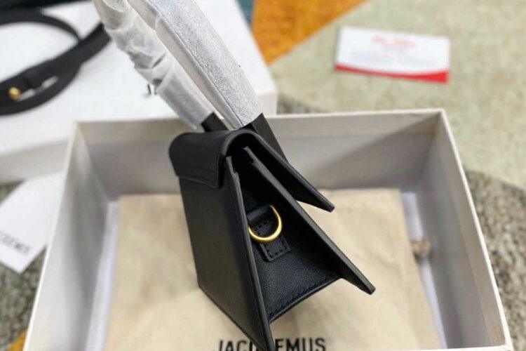 Túi Jacquemus Le Chiquito Mini Bag Black GHW Đen Khóa Vàng