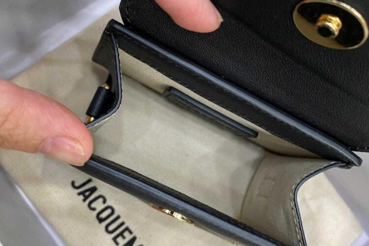 Túi Jacquemus Le Chiquito Mini Bag Black GHW Đen Khóa Vàng