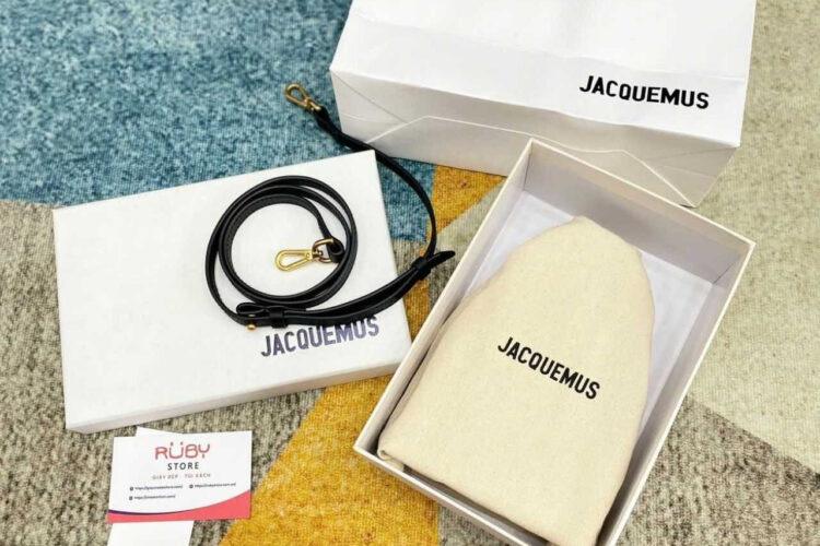 Túi Jacquemus Le Chiquito Mini Bag Black GHW Đen Khóa Vàng