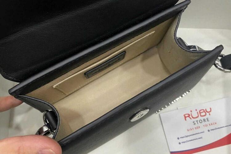Túi Jacquemus Le Chiquito Noeud Bag Black SHW Đen Khóa Bạc