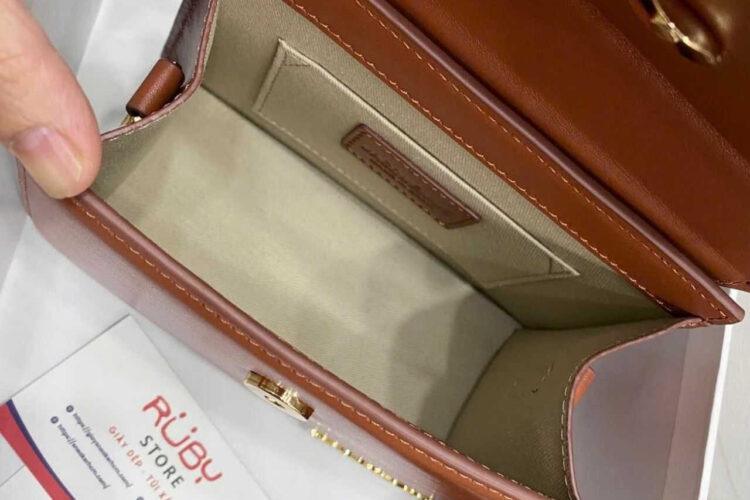Túi Jacquemus Le Chiquito Noeud Bag Brown Màu Nâu