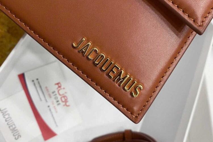 Túi Jacquemus Le Chiquito Noeud Bag Brown Màu Nâu