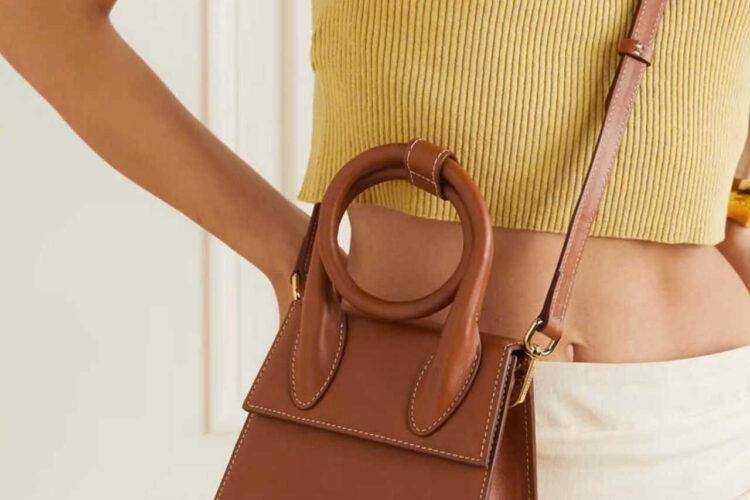 Túi Jacquemus Le Chiquito Noeud Bag Brown Màu Nâu