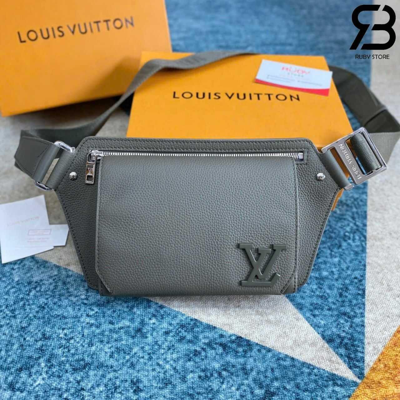 Túi LV Aerogram Takeoff Sling Bag M21364 Khaki Xanh Rêu