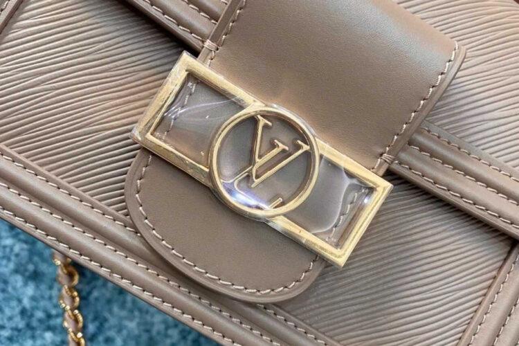 Túi LV Dauphine Mini Grey EPI Size 20 Màu Xám