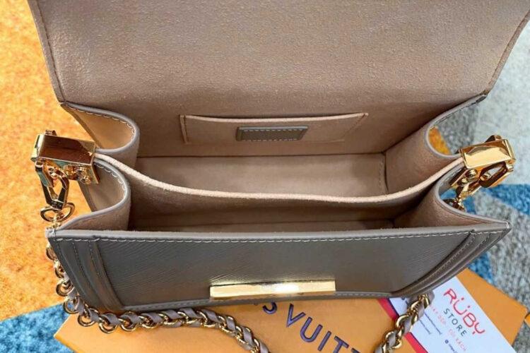 Túi LV Dauphine Mini Grey EPI Size 20 Màu Xám