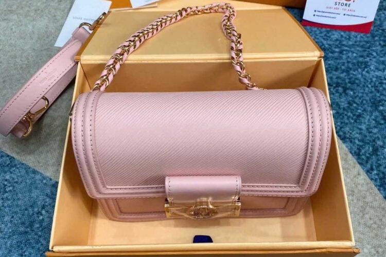 Túi LV Dauphine Mini M23558 Pink EPI Size 20 Hồng