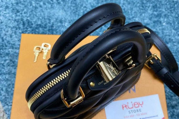 Túi LV Nano Alma Malletage Black Lambskin M83048 Đen