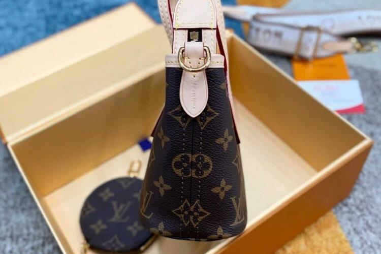 Túi LV Neverfull BB Monogram M46705 Nâu Kem