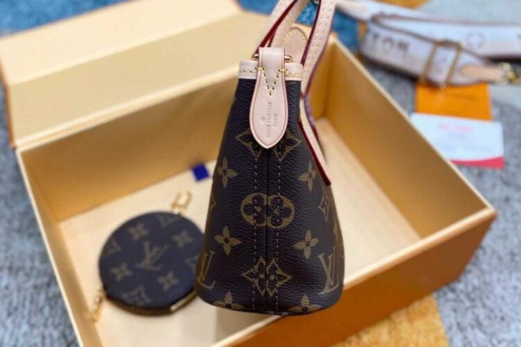 Túi LV Neverfull BB Monogram M46705 Nâu Kem