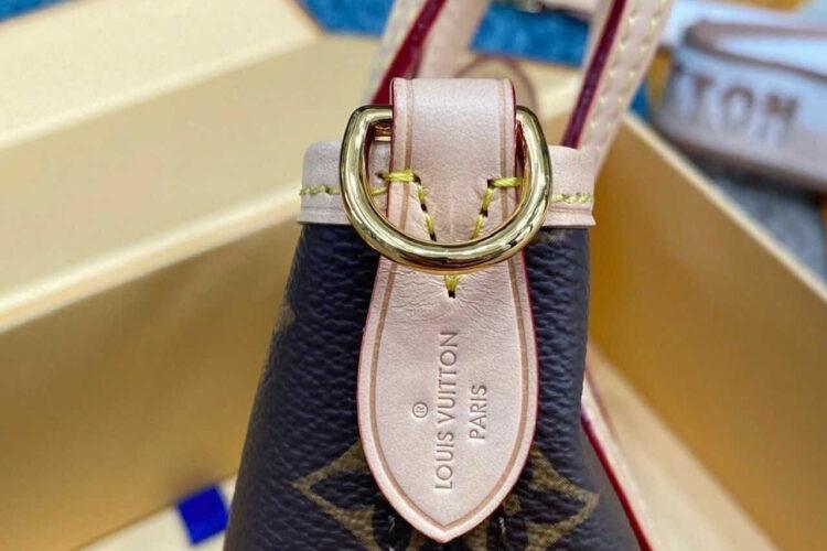 Túi LV Neverfull BB Monogram M46705 Nâu Kem
