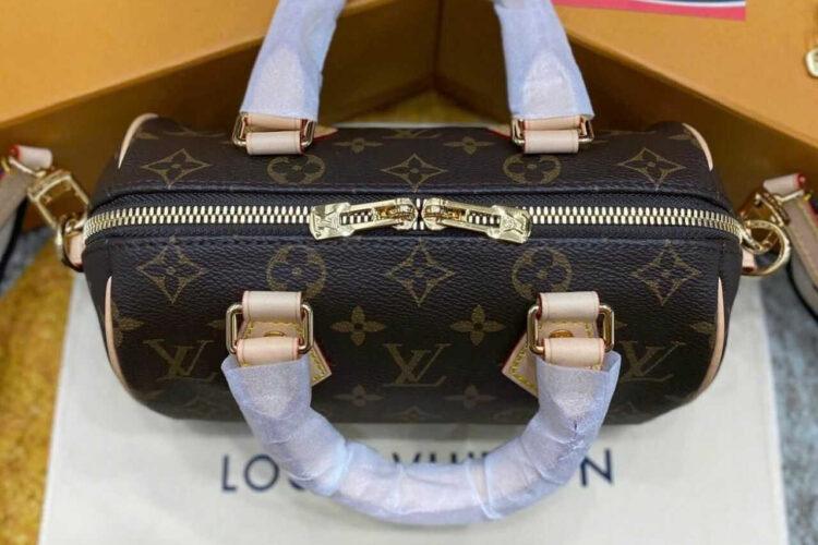 Túi LV Speedy Bandouliere 20 M46234 Nâu Kem
