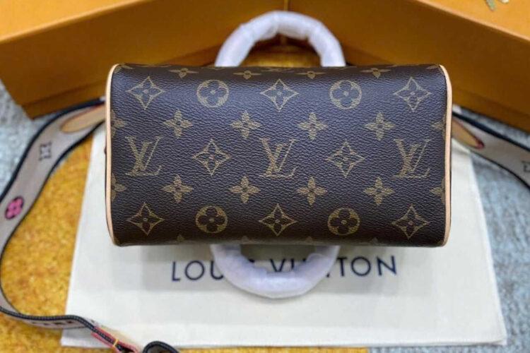 Túi LV Speedy Bandouliere 20 M46234 Nâu Kem