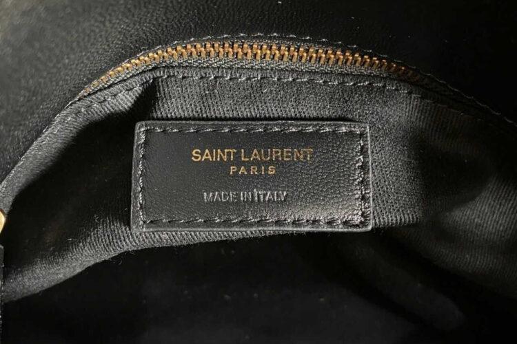 Túi YSL Small Puffer Bag Black Lambskin GHW Đen Khóa Vàng