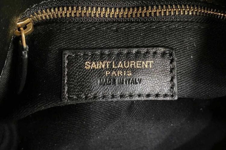 Túi YSL Toy Puffer Chain Bag Black Lambskin GHW Đen Khóa Vàng
