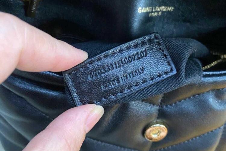 Túi YSL Toy Puffer Chain Bag Black Lambskin GHW Đen Khóa Vàng