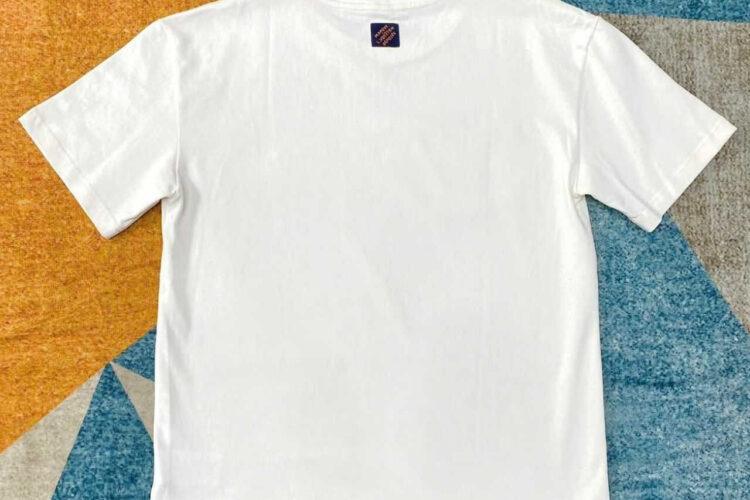 Áo Thun LV Embroidered Short-Sleeved T-Shirt Lovers Milky White