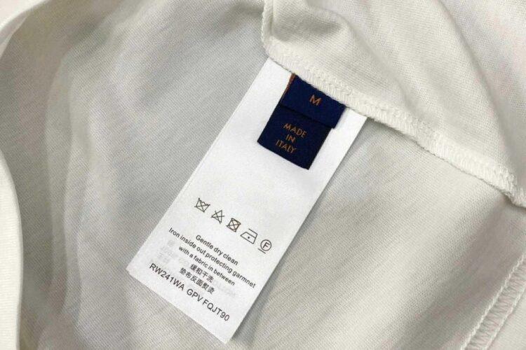 Áo Thun LV Graphic Cotton T-Shirt 37th America s Cup Milky White